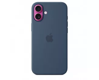 Чохол для Apple iPhone 16 Plus  Apple Silicone Case with MagSafe Denim (MYYA3)