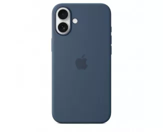 Чохол для Apple iPhone 16 Plus  Apple Silicone Case with MagSafe Denim (MYYA3)