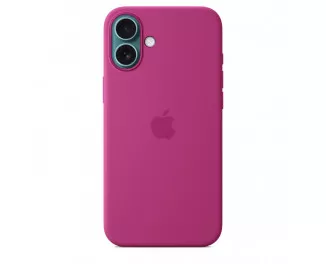 Чехол для Apple iPhone 16 Plus  Apple Silicone Case with MagSafe Fuchsia (MYYE3)