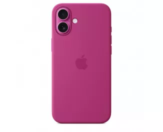 Чехол для Apple iPhone 16 Plus  Apple Silicone Case with MagSafe Fuchsia (MYYE3)