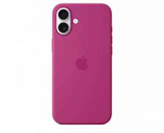 Чехол для Apple iPhone 16 Plus  Apple Silicone Case with MagSafe Fuchsia (MYYE3)