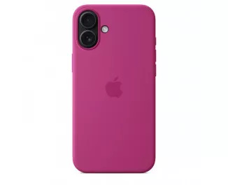 Чехол для Apple iPhone 16 Plus  Apple Silicone Case with MagSafe Fuchsia (MYYE3)