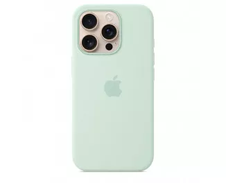 Чехол для Apple iPhone 16 Pro  Apple Silicone Case with MagSafe Aquamarine (MDG04)