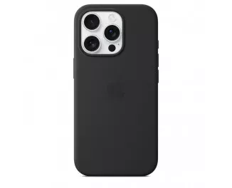 Чехол для Apple iPhone 16 Pro  Apple Silicone Case with MagSafe Black (MYYJ3)