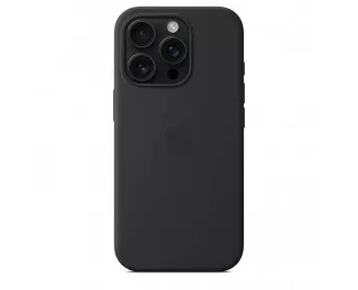 Чехол для Apple iPhone 16 Pro  Apple Silicone Case with MagSafe Black (MYYJ3)