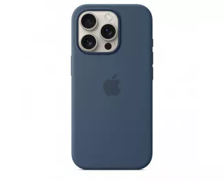 Чохол для Apple iPhone 16 Pro  Apple Silicone Case with MagSafe Denim (MYYK3)