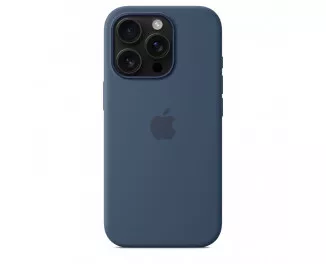 Чохол для Apple iPhone 16 Pro  Apple Silicone Case with MagSafe Denim (MYYK3)