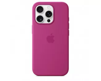 Чохол для Apple iPhone 16 Pro  Apple Silicone Case with MagSafe Fuchsia (MYYN3)