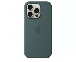 Чохол для Apple iPhone 16 Pro  Apple Silicone Case with MagSafe Lake Green (MYYR3)