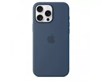 Чехол для Apple iPhone 16 Pro Max  Apple Silicone Case with MagSafe Denim (MYYU3)