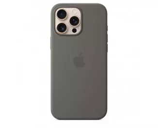 Чехол для Apple iPhone 16 Pro Max  Apple Silicone Case with MagSafe Stone Gray (MYYV3)