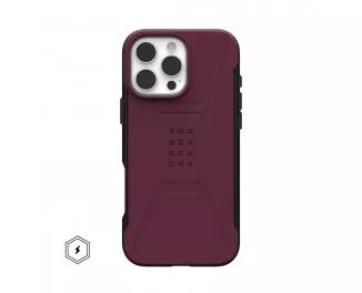 Чохол для Apple iPhone 16 Pro Max UAG Civilian Magsafe Bordeaux