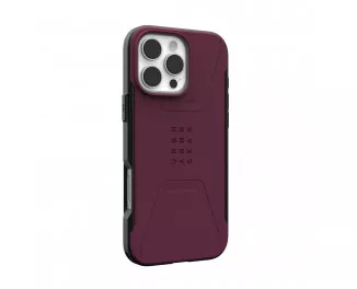 Чохол для Apple iPhone 16 Pro Max UAG Civilian Magsafe Bordeaux