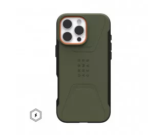 Чехол для Apple iPhone 16 Pro Max UAG Civilian Magsafe Olive Drab