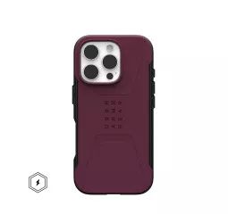 Чехол для Apple iPhone 16 Pro UAG Civilian Magsafe Bordeaux