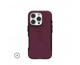 Чехол для Apple iPhone 16 Pro UAG Civilian Magsafe Bordeaux