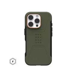 Чехол для Apple iPhone 16 Pro UAG Civilian Magsafe Olive Drab
