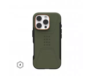 Чехол для Apple iPhone 16 Pro UAG Civilian Magsafe Olive Drab