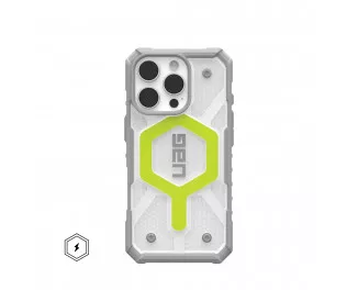 Чехол для Apple iPhone 16 Pro UAG Pathfinder Clear Magsafe Active Neon (114464118181)
