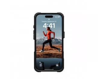 Чохол для Apple iPhone 16 Pro UAG Plasma XTE MagSafe, Black/Orange (114474114097)