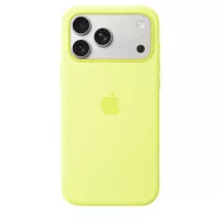 Чехол для Apple iPhone 17 Pro Max  Apple Silicone Case with MagSafe - Neon Yellow (MGFM4)