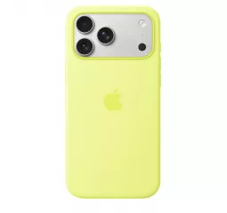 Чехол для Apple iPhone 17 Pro Max  Apple Silicone Case with MagSafe - Neon Yellow (MGFM4)