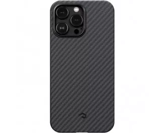 Чехол для iPhone 14 Pro Max Pitaka MagEZ Case 3 Twill 1500D Black/Grey (KI1401PM)