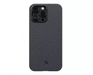 Чехол для iPhone 14 Pro Pitaka MagEZ Case 3 Twill 1500D Black/Grey (KI1401P)