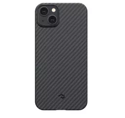 Чехол для iPhone 15 Plus Pitaka MagEZ Case 4 Twill 1500D Black/Grey (KI1501M)