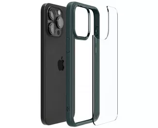 Чехол для iPhone 15 Pro Max Spigen Ultra Hybrid Abyss Green (ACS06574)