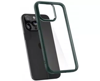Чехол для iPhone 15 Pro Max Spigen Ultra Hybrid Abyss Green (ACS06574)