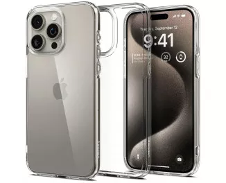 Чохол для iPhone 15 Pro Max Spigen Ultra Hybrid Crystal Clear (ACS06565)