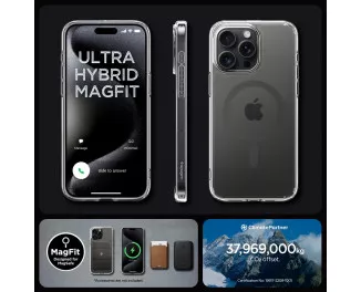 Чехол для iPhone 15 Pro Max Spigen Ultra Hybrid MagFit Graphite (ACS06577)
