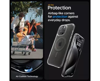 Чехол для iPhone 15 Pro Max Spigen Ultra Hybrid MagFit Graphite (ACS06577)