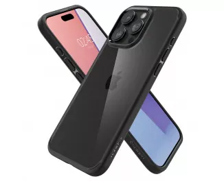 Чохол для iPhone 15 Pro Max Spigen Ultra Hybrid Matte Black (ACS06570)