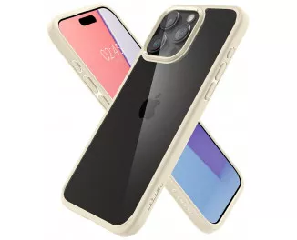 Чохол для iPhone 15 Pro Max Spigen Ultra Hybrid Mute Beige (ACS06571)