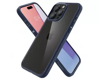 Чехол для iPhone 15 Pro Max Spigen Ultra Hybrid Navy Blue (ACS06573)