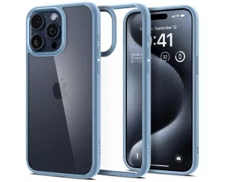 Чехол для iPhone 15 Pro Max Spigen Ultra Hybrid Sierra Blue (ACS06572)