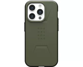 Чехол для iPhone 15 Pro Max UAG Civilian Magsafe Olive Drab (114295117272)