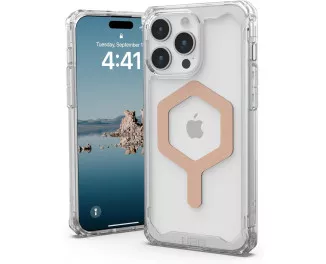 Чохол для iPhone 15 Pro Max UAG Plyo Magsafe Ice/Rose Gold (114305114348)