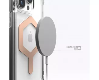 Чохол для iPhone 15 Pro Max UAG Plyo Magsafe Ice/Rose Gold (114305114348)