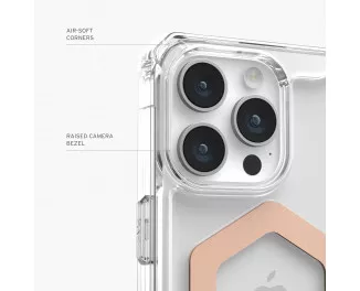 Чохол для iPhone 15 Pro Max UAG Plyo Magsafe Ice/Rose Gold (114305114348)