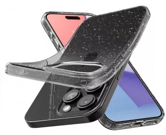 Чохол для iPhone 15 Pro Spigen Liquid Crystal Glitter Crystal Quartz (ACS06701)