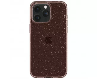 Чохол для iPhone 15 Pro Spigen Liquid Crystal Glitter Rose Quartz