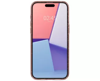 Чохол для iPhone 15 Pro Spigen Liquid Crystal Glitter Rose Quartz (ACS06702)