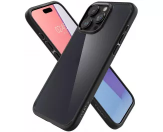 Чехол для iPhone 15 Pro Spigen Ultra Hybrid Frost Black (ACS06709)