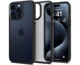 Чехол для iPhone 15 Pro Spigen Ultra Hybrid Frost Black (ACS06709)