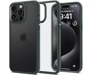 Чохол для iPhone 15 Pro Spigen Ultra Hybrid Frost Green (ACS06710)