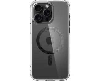 Чохол для iPhone 15 Pro Spigen Ultra Hybrid MagFit Carbon Fiber