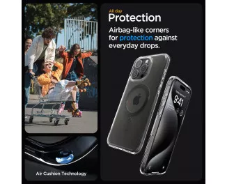 Чехол для iPhone 15 Pro Spigen Ultra Hybrid MagFit Carbon Fiber (ACS06717)